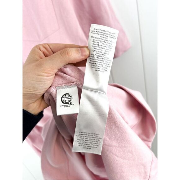 Ganni Software Recycled Cotton‎ Blend Jersey T Shirt Dress Lilac XS Oversized - Picture 12 of 12